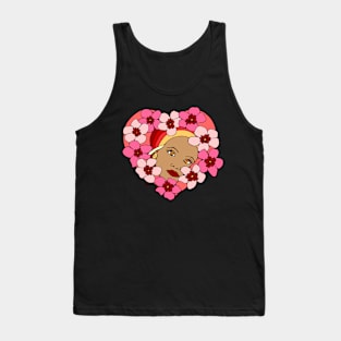 Bright Eyes Blossom Garland Tank Top